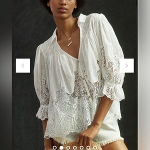 Anthropologie Lace Blouse